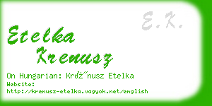 etelka krenusz business card